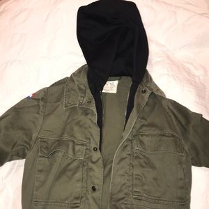 Hooded Military Jacket